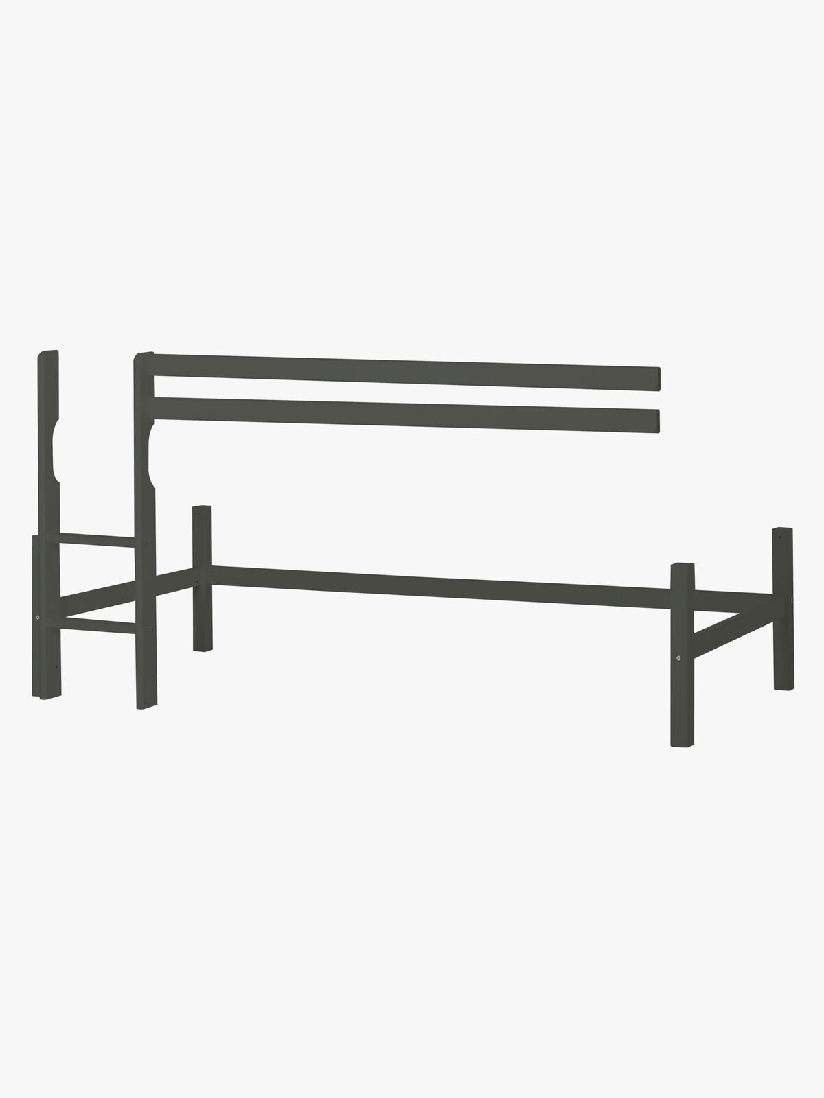 Hoppekids Parvisängyn Runko ECO Dream 90x200 cm, Smoked Pearl