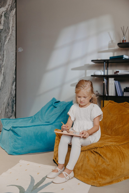 Yappy Kids Yappyhug Säkkituoli, Mustard