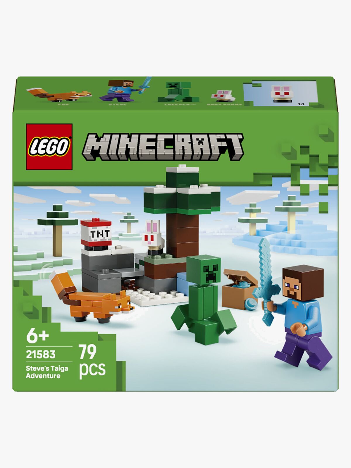 LEGO Minecraft 21583 Steven seikkailu Taiga-metsässä
