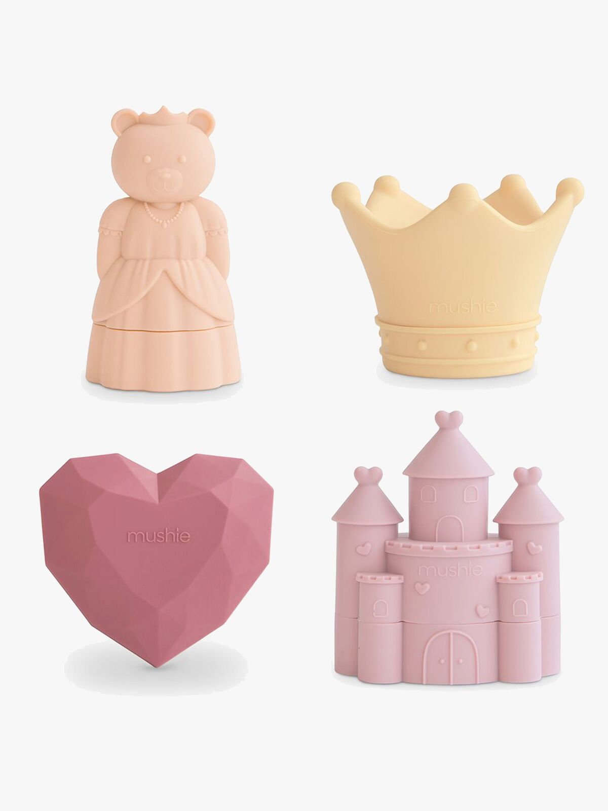 Mushie Kylpylelut Prinsessa 4-pack