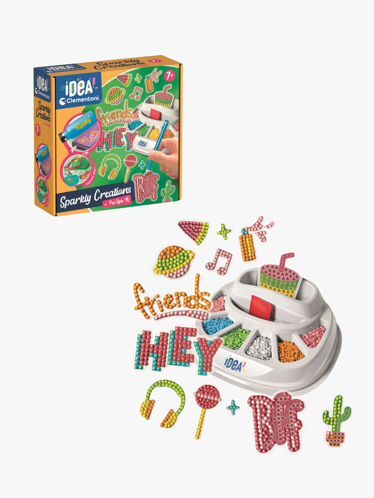 Clementoni Idea! Askartelusetti Sparkly Creations Pop Style