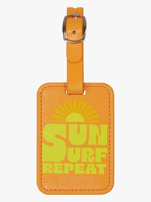 American Tourister Graphic Tags Matkalaukun Nimilappu 2-pack, Sun Surf Repeat