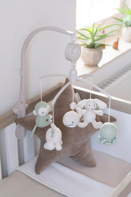 Baby's Only Musiikkimobile Animals, Laurel Green/Warm Linen