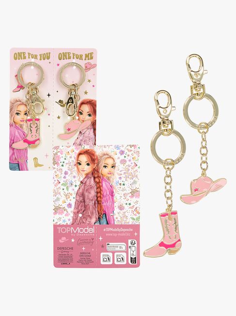 TOPModel Avaimenperät BFF Cowgirl 2-pack, Lajitellut