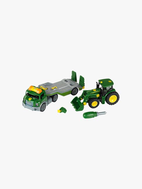 John Deere 6215R Traktori + Kuljetuskärry 1:24
