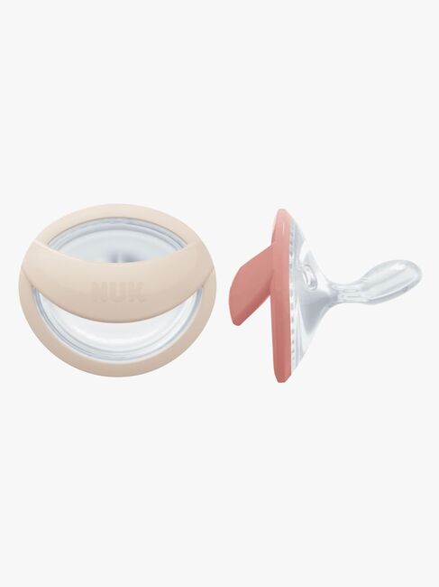 NUK Perfect Match Tutti 2-pack Koko 1, Beige/Red