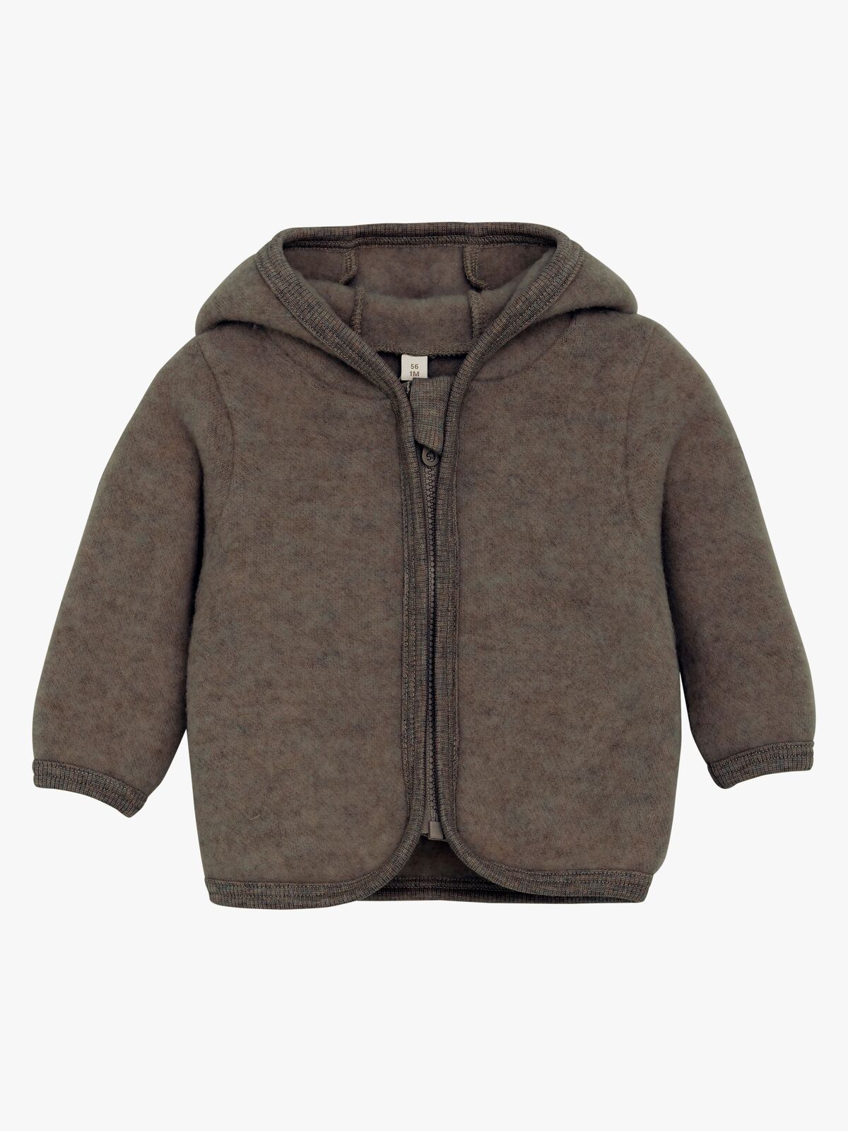 Huttelihut Villafleecetakki Merinovilla, Brown Melange