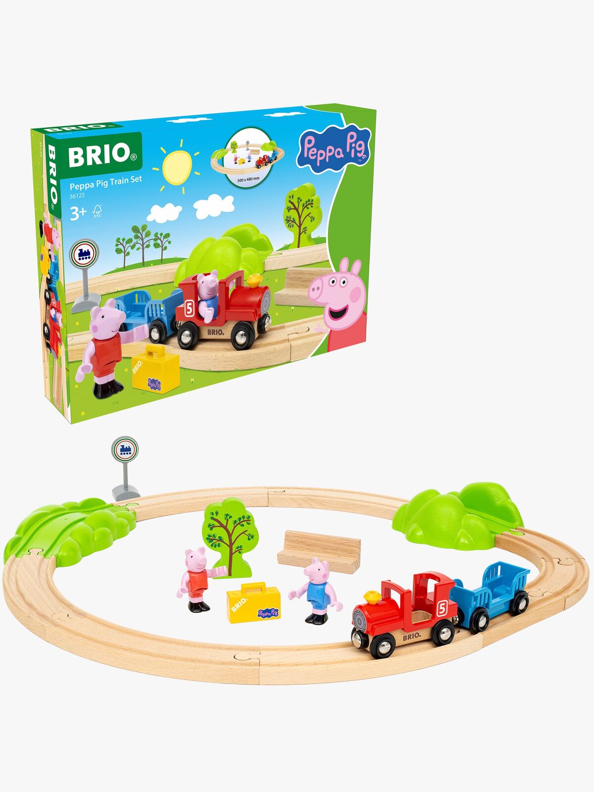 BRIO 36123 Pipsa Possu Junasetti