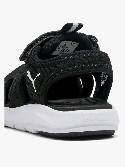 Puma Fun Racer V Infant Sandaalit, Black/White