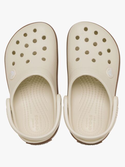 Crocs Crocband Gum Kids Pistokkaat, Summit White