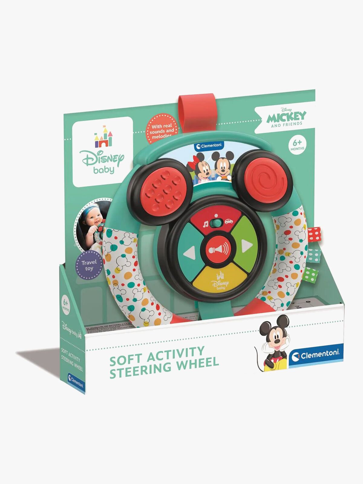 Clementoni Lastenrattaiden Ohjauspyörä Mikki Hiiri