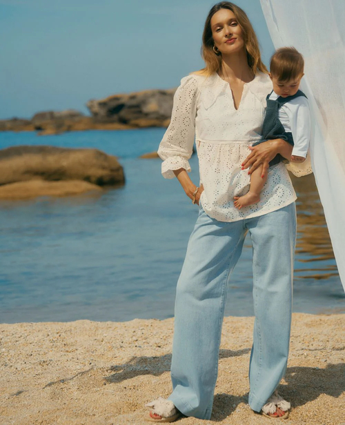 Cache Coeur KELLY Äitiysfarkut, Light Blue