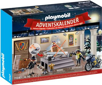 Playmobil 71347 Joulukalenteri Poliisi Museovarkaus
