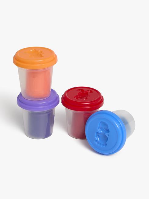 Fippla Muovailuvahat + Työkalulaatikko 4 Väriä