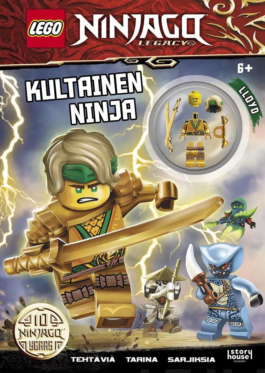 Lego NINJAGO Legacy Kultainen Ninja Puuhakirja