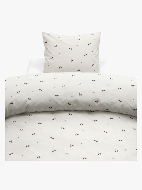 Borganäs Pussilakanasetti Kirsikka 150x210, Hiekanruskea