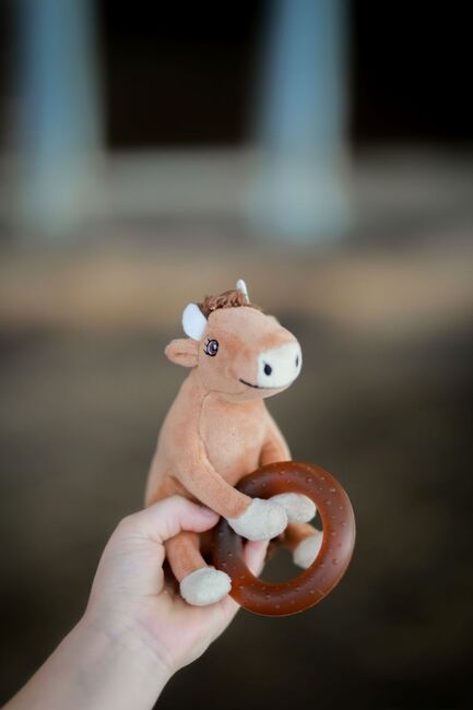 Mimmi Lehmä Purulelu + Luonnonkumi Rengas