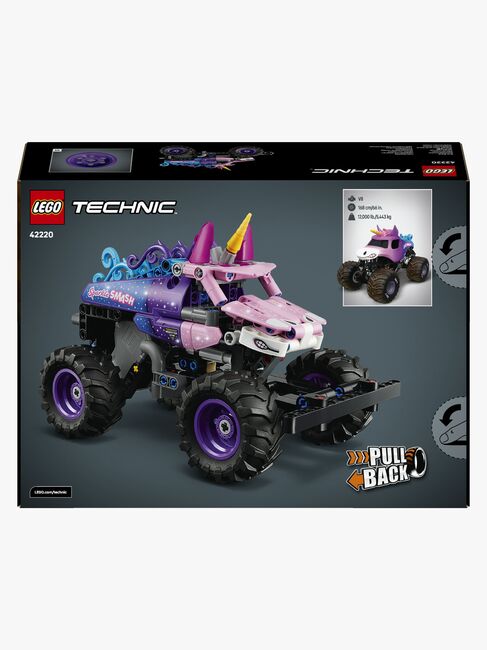 LEGO Technic 42220 Monster Jam™ Sparkle Smash™ vetomoottorilla