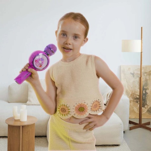 Squishmallows Karaokemikrofoni Popsing Lola LED