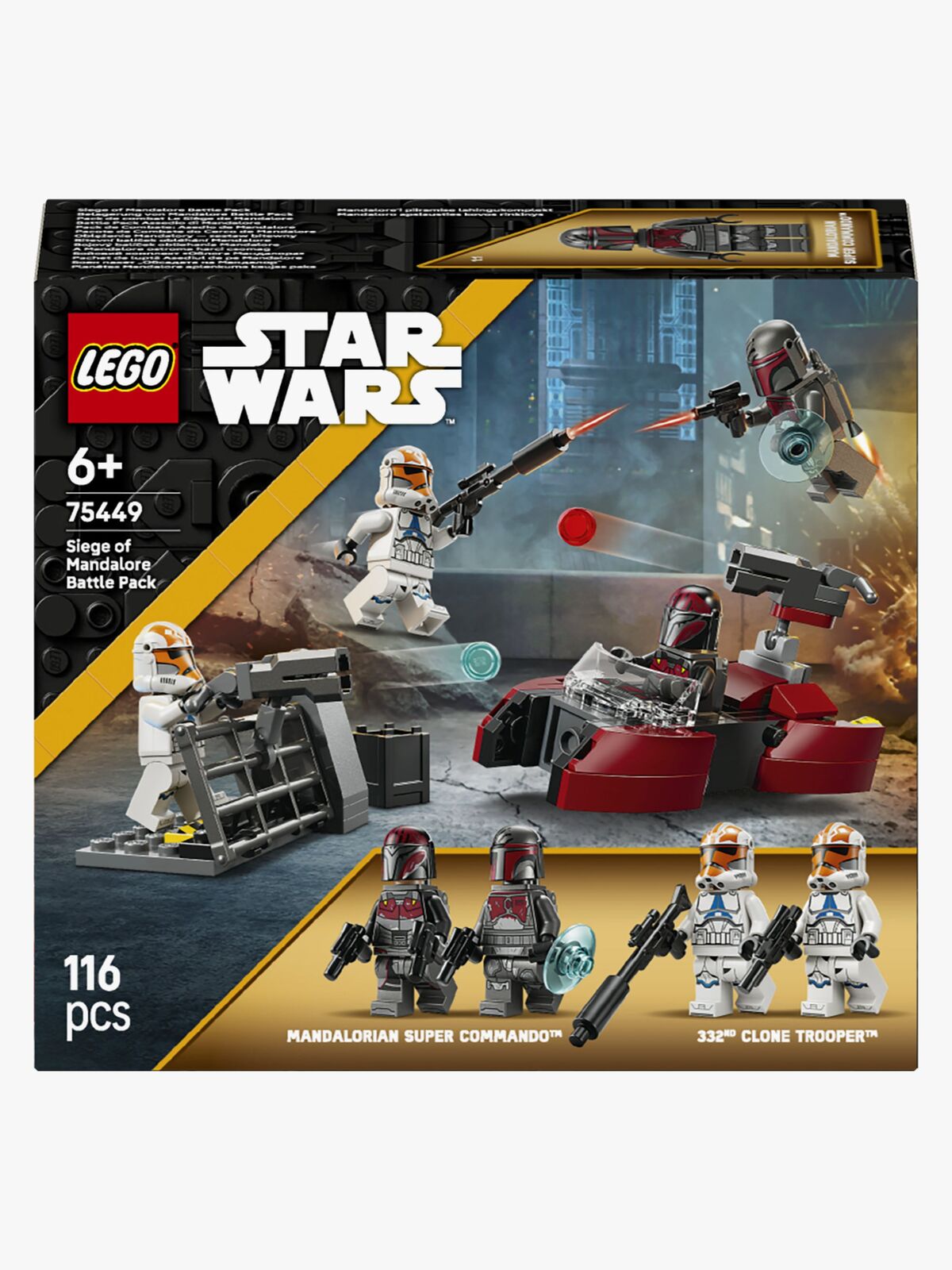 LEGO Star Wars 75449 Mandaloren piiritys ‑taistelupakkaus