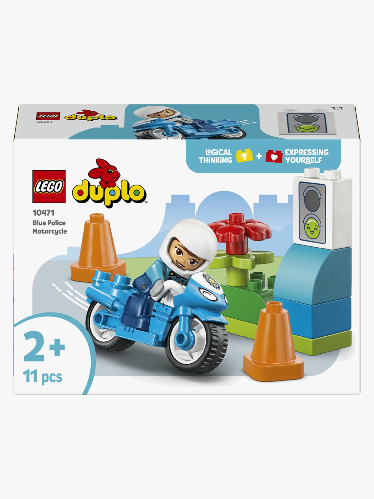LEGO DUPLO Town 10471 Sininen poliisimoottoripyörä