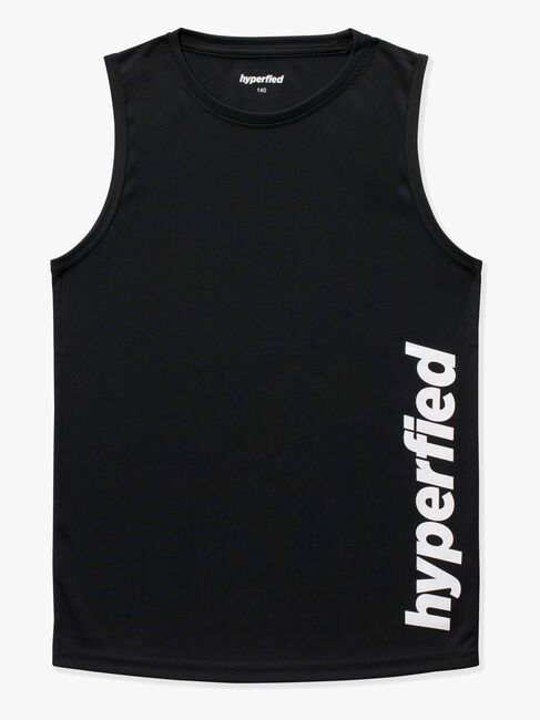 Hyperfied Bounce Topit, Black/Grey Melange/White
