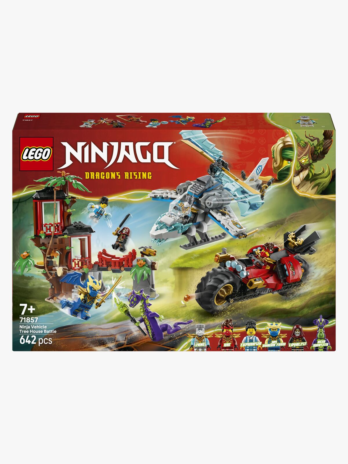 LEGO Ninjago 71857 Ninjamenopelit ja puumajataistelu
