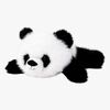 Teddykompaniet Pehmolelu Makaava Panda 28 cm, Musta/Valkoinen