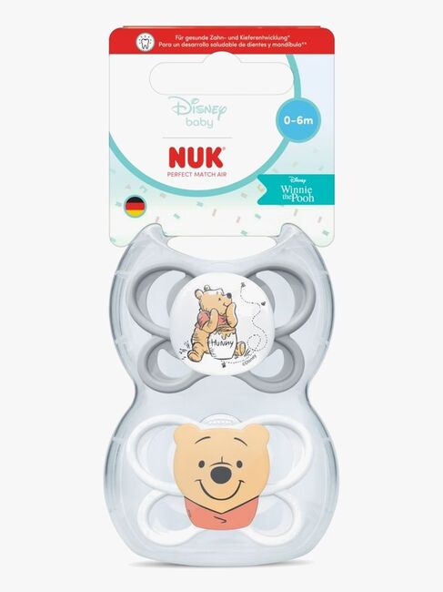 NUK Perfect Match Air Tutti 2-pack Koko 1 Nalle Puh