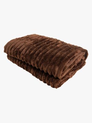 KMCarpets Stripe Viltti 130x170, Ruskea