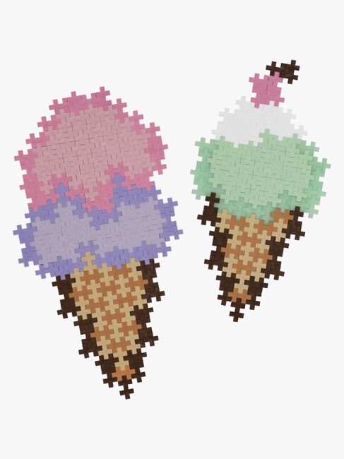 Plus-Plus Puzzle By Number Rakennussarja Jäätelötötteröt 250 Osaa