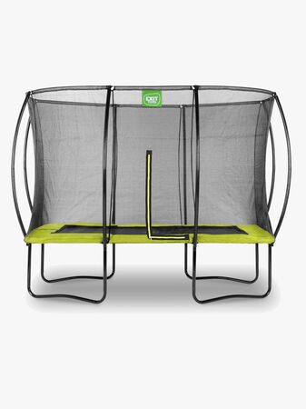 EXIT Silhouette Trampoliini + Turvaverkko 214x305 cm, Vihreä