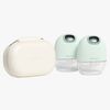 Beemoo CARE Wearable Slim Sähkökäyttöinen Rintapumppu Double + Kuljetuslaukku, Soft Green/White