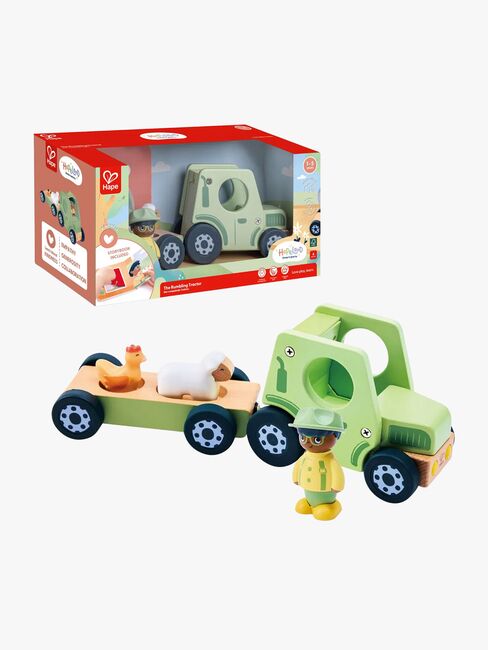 Hape Satukirja + Leikkisetti The Rumbling Tractor