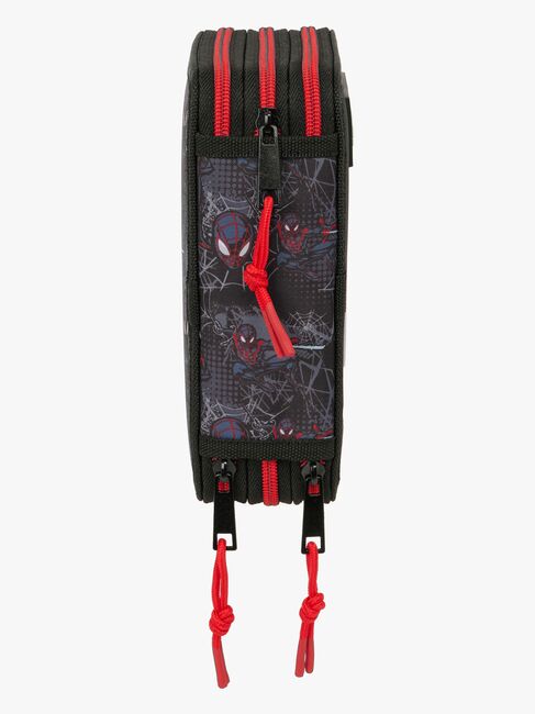 Marvel Spider-Man Miles Morales  Täytetty Kolmilokeroinen Penaali 37 Osaa, Musta