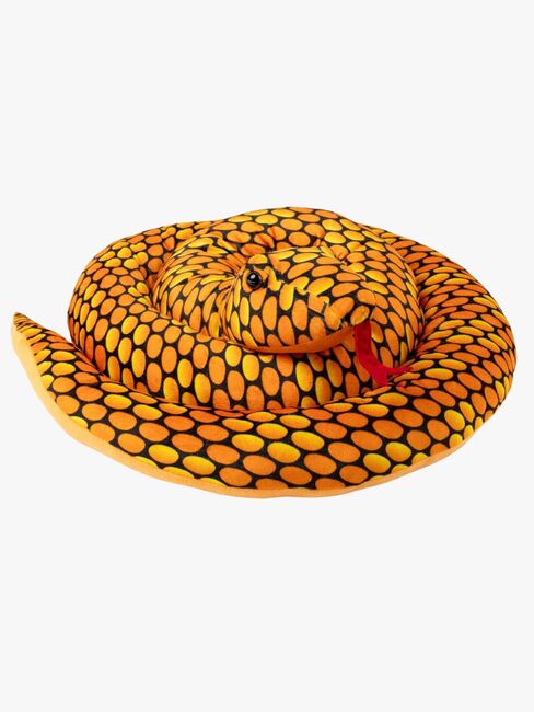 Teddykompaniet Pehmolelu Käärme 200 cm, Oranssi