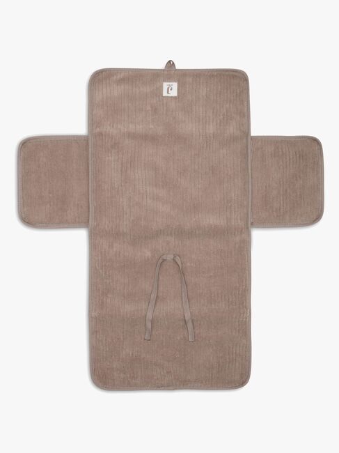 Jollein Cloudy Rib Hoitoalusta + Säilytystaskut, Milky Coffee