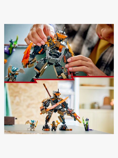 LEGO Ninjago 71854 Colen tehtävärobotti ja Lohikäärme-Zane