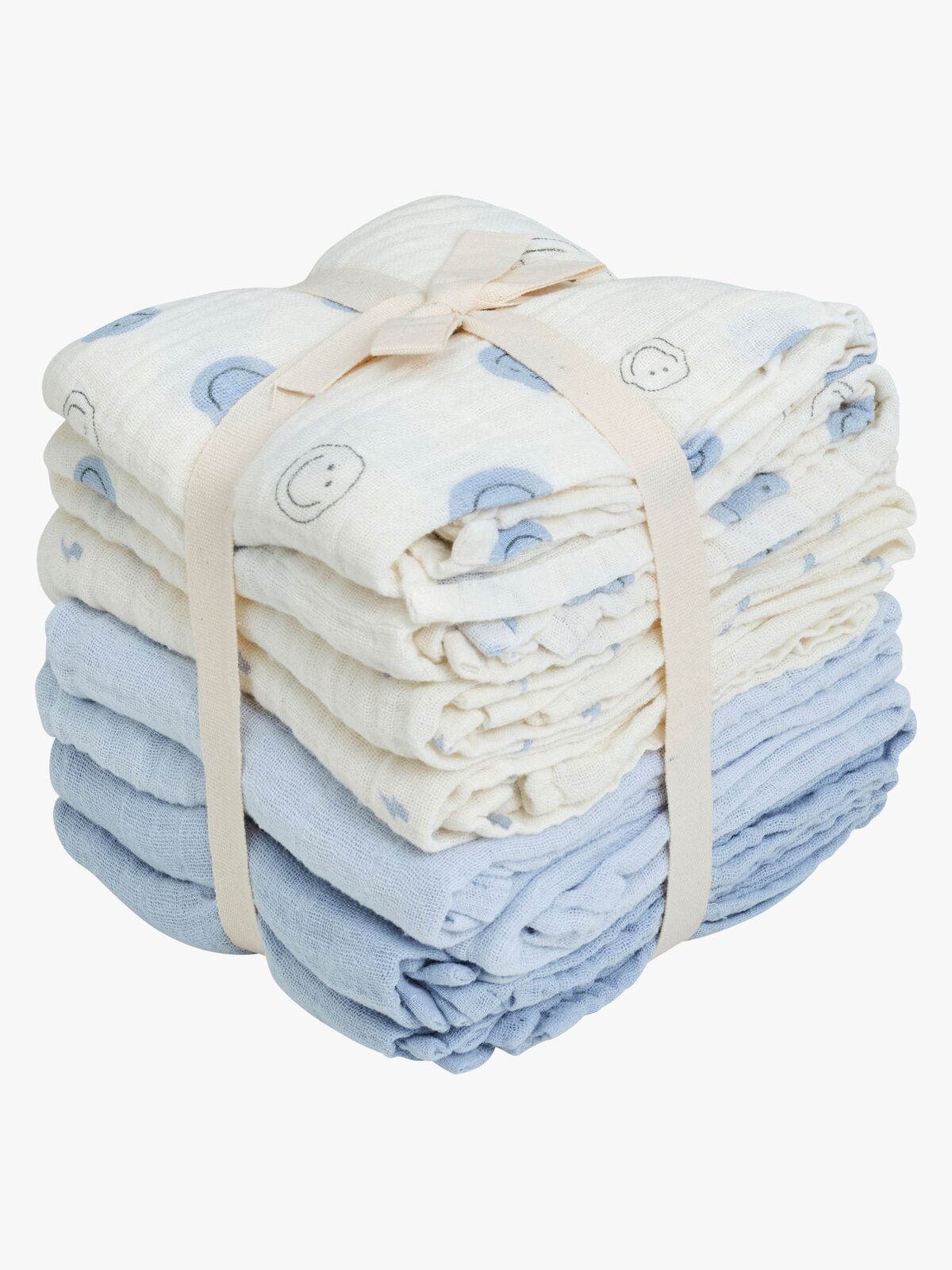 Peppi Musliiniviltti 8-pack, Celestial Blue