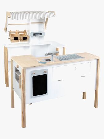 Small Foot Markkinakoju Kauppa & Keittiö, Valkoinen