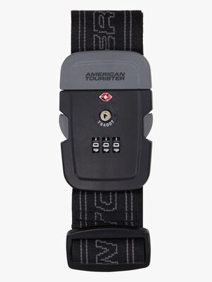 American Tourister TSA Matkalaukkuhihna, Black/Grey