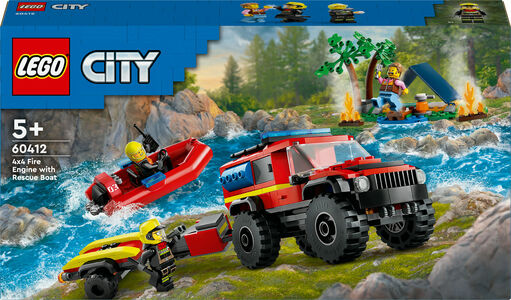 LEGO City 60412 Nelivetopaloauto ja pelastusvene