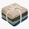 Peppi Musliiniviltti 8-pack, Blue Mirage