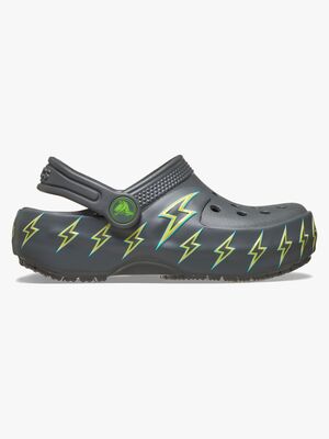 Crocs Classic Bolt Lights Pistokkaat, Carbon