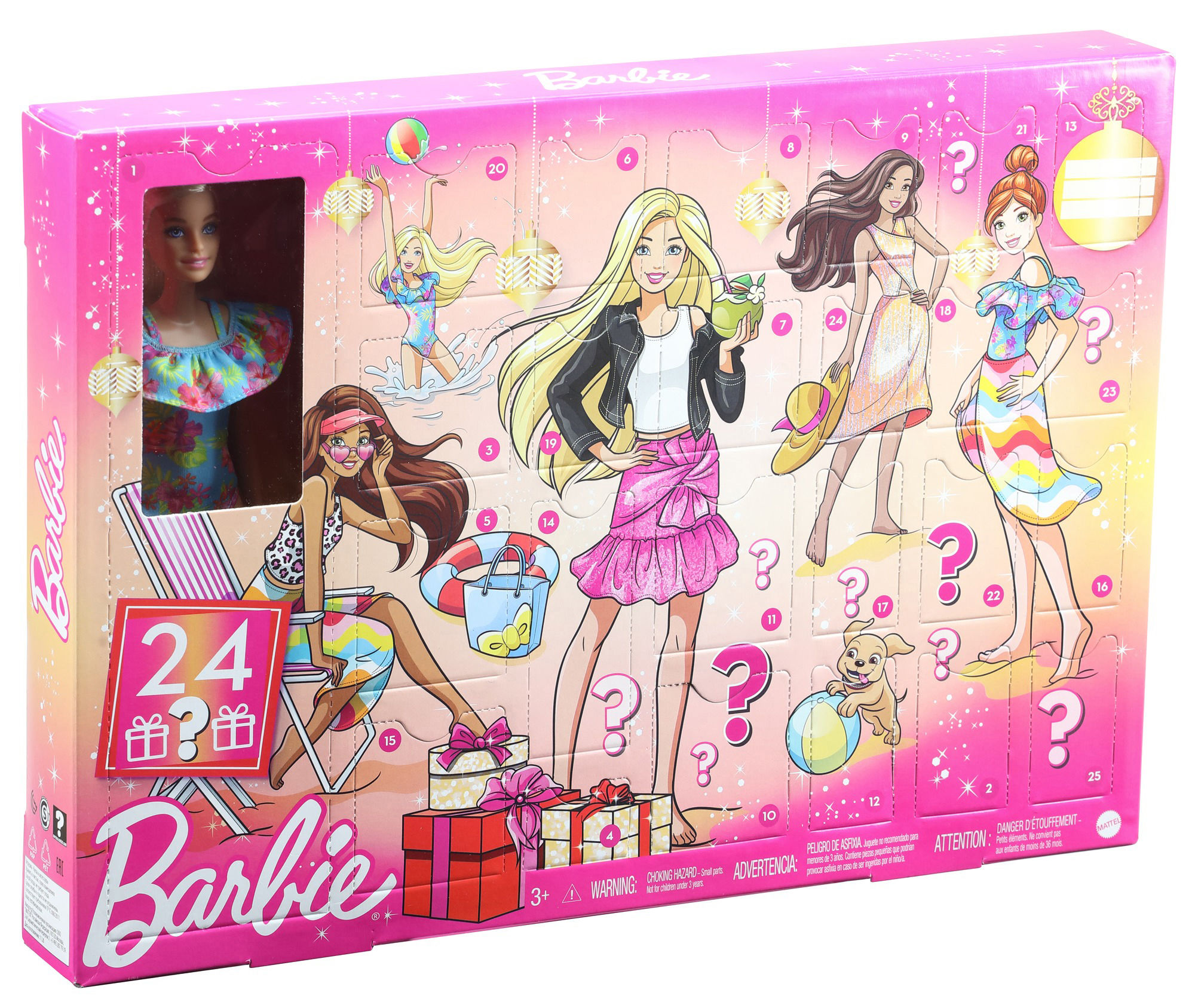 barbie color reveal joulukalenteri 2021