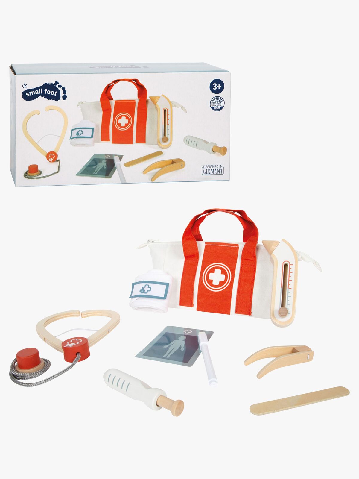 Small Foot Lääkärinlaukku, Punainen