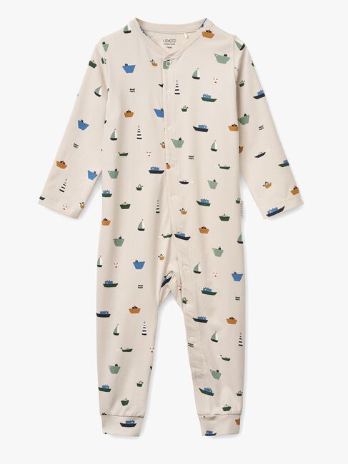 LIEWOOD Birk Pyjama Jumpsuit, Mini sailing/Sandy