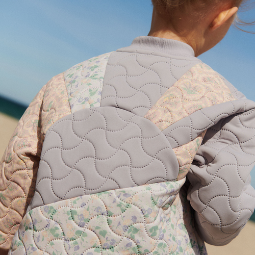 Wheat Helmao Kevyttoppatakki, Purple Light Petunias