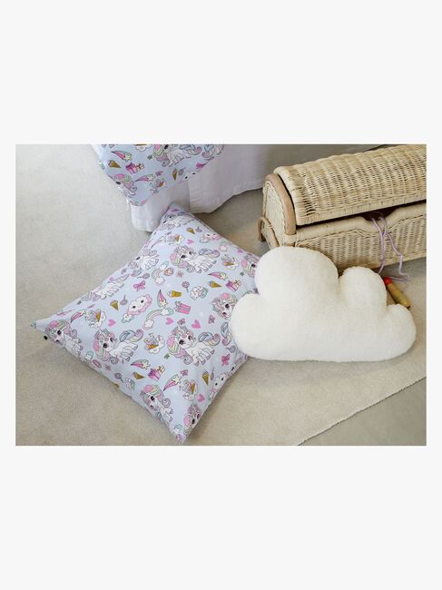 Borganäs Pussilakanasetti Yksisarvinen 150x210, Sininen