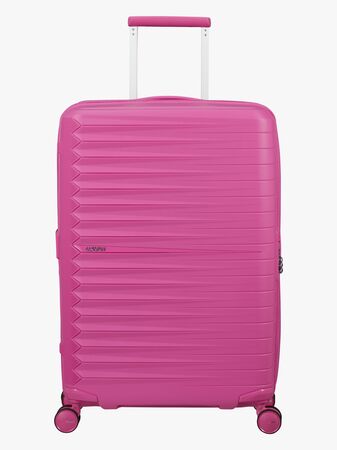 American Tourister FastForward Spinner Matkalaukku 67-77L, Electric Fuchsia